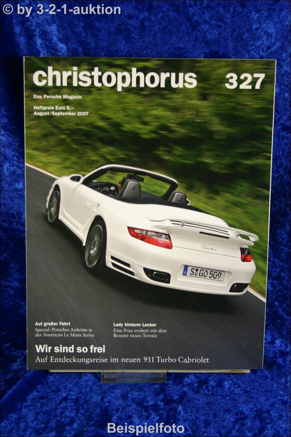 Porsche Christophorus Nr. 327 997 Turbo Cabrio