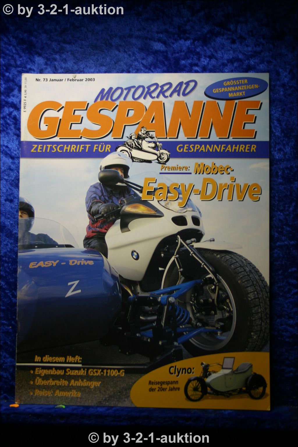 Motorrad Gespanne Nr.73 BMW R 1150 GS Suzuki GSX 1100